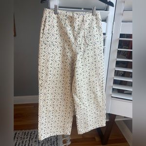 FRNCH Paris floral wide leg pants